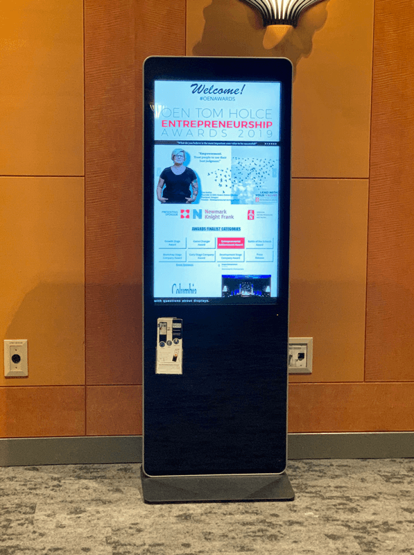 Digital Display Tower - In use at OEN Awards 2019