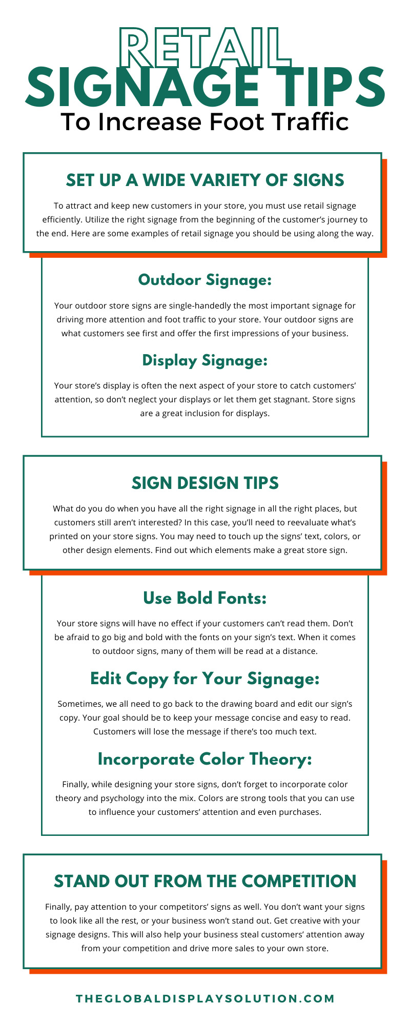 10+ Retail Signage Tips To Increase Foot Traffic